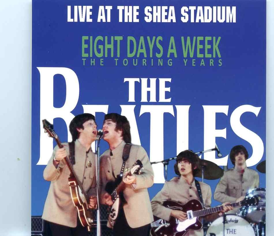 The Beatles – Live At The Shea Stadium ( Eight Days A Week- The Touring Years )( Misterclaudel / Valkyrie ) front cover The Beatles - Live At The Shea Stadium ( Eight Days A Week- The Touring Years )( Misterclaudel / Valkyrie ) front cover