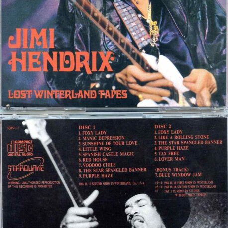 Lost Winterland Tapes ( 2 CD SET ) ( Winterland 1968 1st & 2nd Shows plus Bonustrack )
