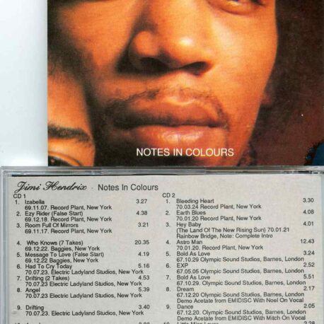 Notes in Colours ( 2 CD SET ) ( 150 minutes , over 30 rare studio outtake tracks )