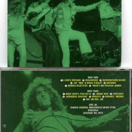 Over The Weekend ( 2 CD SET ) ( Odeon Cinema, Newcastle Upon Tyne, England, October 30th, 1971 )