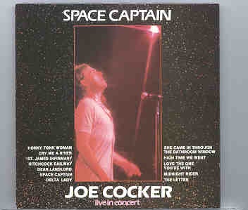 Joe Cocker – Space Captain front cover Joe Cocker - Space Captain front cover