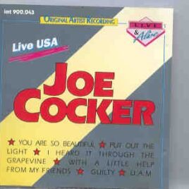 Joe Cocker - Live USA front cover