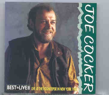 Joe Cocker – Live At The Poughkeepsie In New York 1982 front cover Joe Cocker - Live At The Poughkeepsie In New York 1982 front cover