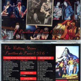 Rolling Stones – Pavilion de Paris 1976 ( 2 CD – 1 DVD ) ( MAYFLOWER ) ( Paris, France, June 6th, 1976 )