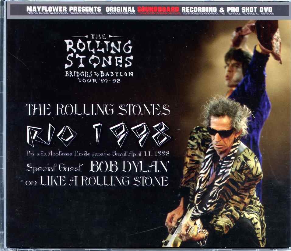 Rolling Stones – Rio 1998 ( 2 CD – 1 DVD ) ( MAYFLOWER ) ( Praca da Apoteose Rio de Janeiro Brazil April 11th, 1998 ) front cover Rolling Stones - Rio 1998 ( 2 CD - 1 DVD ) ( MAYFLOWER ) ( Praca da Apoteose Rio de Janeiro Brazil April 11th, 1998 ) front cover