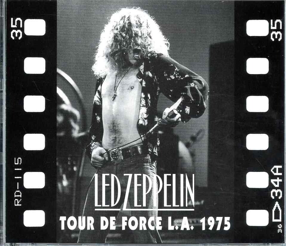 Led Zeppelin – Tour de Force LA 1975 ( 3 CD SET ) ( Forum, Inglewood, California, USA, March 27th, 1975, 3rd day ) front cover Led Zeppelin - Tour de Force LA 1975 ( 3 CD SET ) ( Forum, Inglewood, California, USA, March 27th, 1975, 3rd day ) front cover