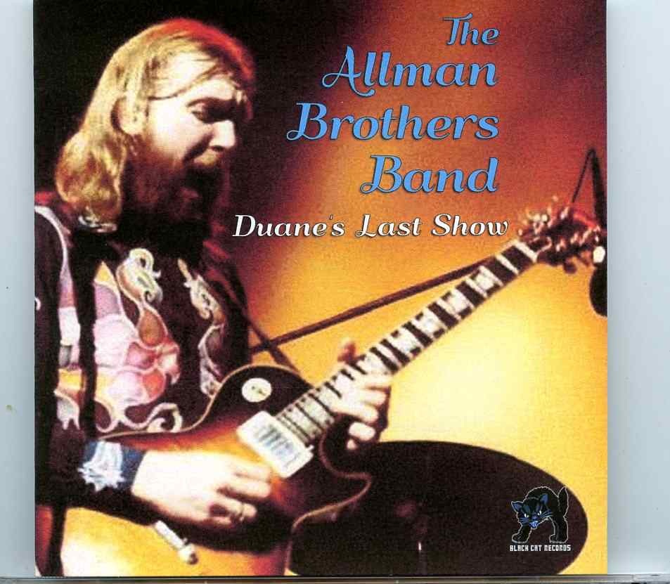 Allman Brothers – Duane´s Last Show ( Syria Mosque, Pittsburg, Pennsylvania, USA, October 15th, 1971 ) front cover Allman Brothers - Duane´s Last Show ( Syria Mosque, Pittsburg, Pennsylvania, USA, October 15th, 1971 ) front cover