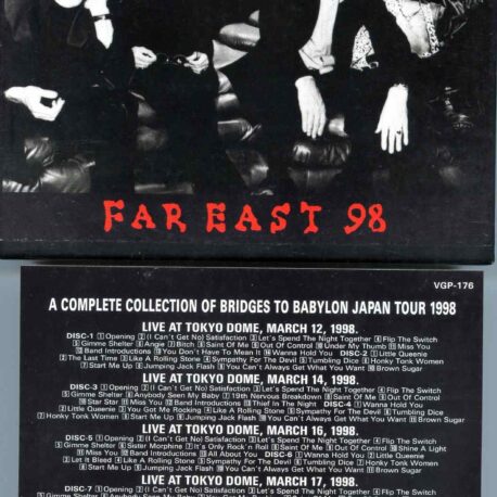 Rolling Stones - Far East 98 ( Vinyl Gang )  ( Complete Bridge to Babylon, Japan Tour 1998 ) ( 12 CD Set )