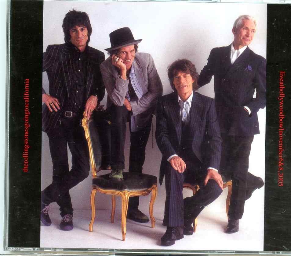 Rolling Stones – Going To California ( 4 CD Set ) ( Dog n Cat Records ) ( Hollywood Bowl, LA California, Nov 6th and 8th, 2005 ) front cover Rolling Stones - Going To California ( 4 CD Set ) ( Dog n Cat Records ) ( Hollywood Bowl, LA California, Nov 6th and 8th, 2005 ) front cover