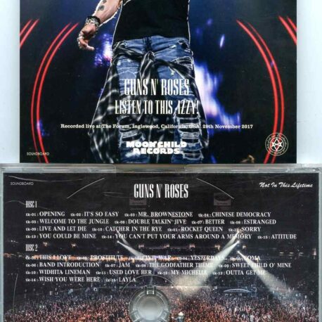 Guns And Roses - Listen To This , Izzy ! ( 3 CD SET ) ( The Forum, Inglewood, California, USA, Nov 29th, 2017 )