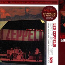 Zeppelin - Live in Japan 1971 ( 6 CD SET W / SLIPCASE ) ( Wendy ) ( Osaka Festival Hall, September 29th, 1971 )