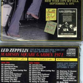 Zeppelin - Madison Square Garden Collectors ( 4 CD SET ) ( New York, September 3rd, 1971 )