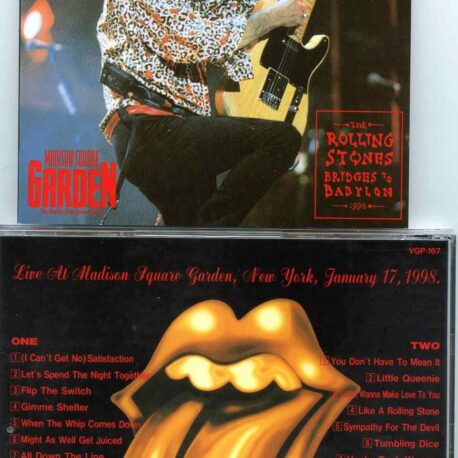 Rolling Stones - Divorce in New York City ( 2 CD ) ( Vinyl Gang ) ( MSG,New York City, January 17th 1998 )