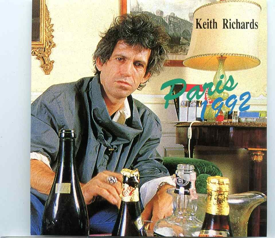 Rolling Stones – Paris 1992 Vol 1 ( Keith Richards Live at Paris, France 12’7’1992 ) front cover Rolling Stones - Paris 1992 Vol 1 ( Keith Richards Live at Paris, France 12'7'1992 ) front cover