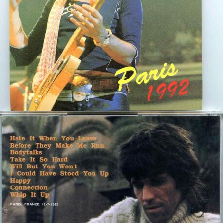 Rolling Stones - Paris 1992 Vol 2 ( Keith Richards Live at Paris, France 12'7'1992 )