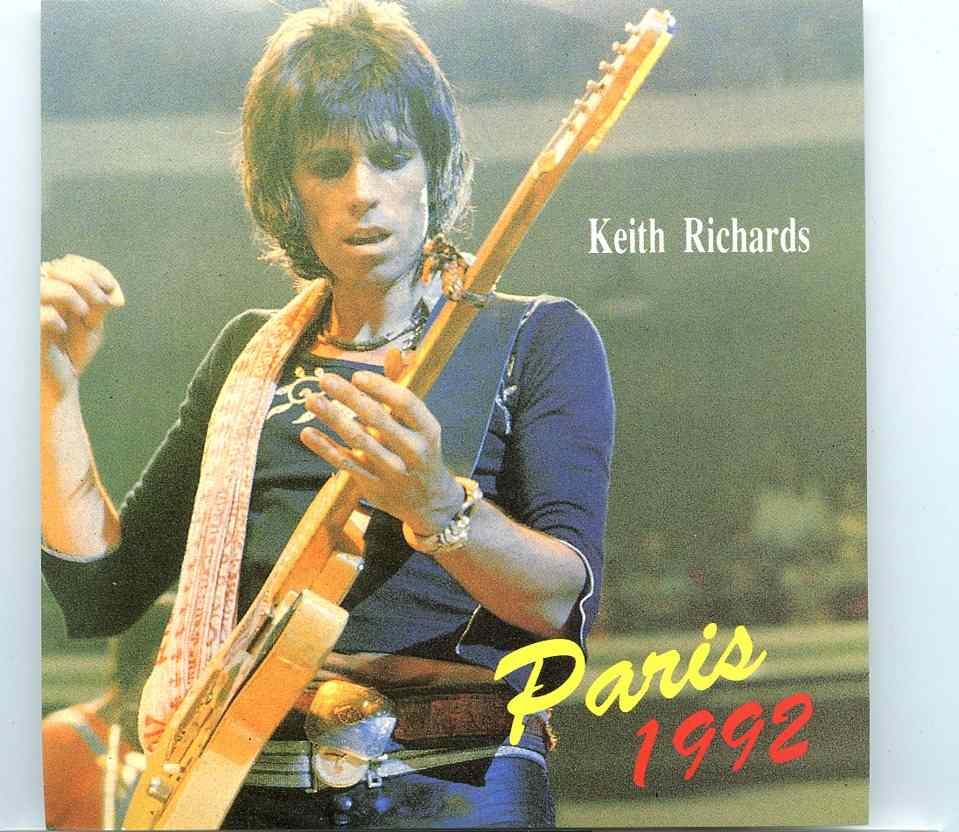 Rolling Stones – Paris 1992 Vol 2 ( Keith Richards Live at Paris, France 12’7’1992 ) front cover Rolling Stones - Paris 1992 Vol 2 ( Keith Richards Live at Paris, France 12'7'1992 ) front cover