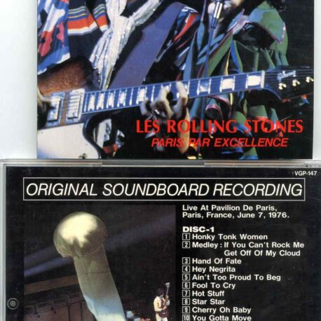 Rolling Stones - Paris Par Excellence ( 2 CD Set ) ( Vinyl Gang ) ( Pavilion Paris June 7th 1976 )