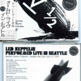 Zeppelin - V 1/2 ( 3 cd set ) ( Wendy ) ( Center Coliseum, Seattle, Washington USA July 17th, 1973 )