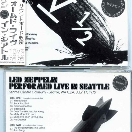 Zeppelin - V 1/2 ( 3 cd set ) ( Wendy ) ( Center Coliseum, Seattle, Washington USA July 17th, 1973 )