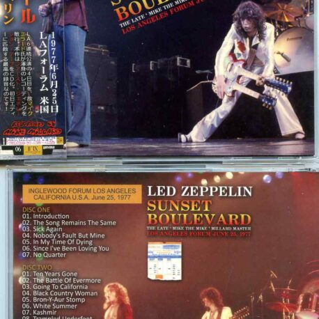 Zeppelin - Sunset Boulevard ( 3 CD SET ) ( Wendy ) ( Inglewood Forum, Los Angeles, California, USA, June 25th, 1977 )