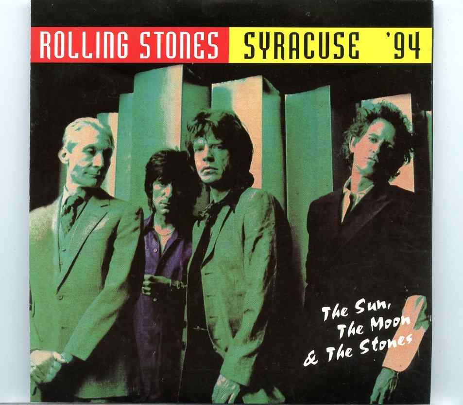 Rolling Stones – The Sun, The Moon and the Stones ( 2 cd set ) ( The Carrier Dome Syracuse, New York, Dec 8th 1994 ) front cover Rolling Stones - The Sun, The Moon and the Stones ( 2 cd set ) ( The Carrier Dome Syracuse, New York, Dec 8th 1994 ) front cover