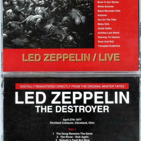 Zeppelin - The Destroyer ( LSD ) ( 3 cd set ) ( Richfield Coliseum , Cleveland , Ohio , USA , April 27th , 1977 )
