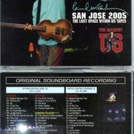 Paul Mccartney - San Jose 2005 ( 3 CD SET )( Misterclaudel )( HP Pavillion, San Jose, CA, Nov 8thy, 2005 plus Chicago, Oct 18th, 2005 )