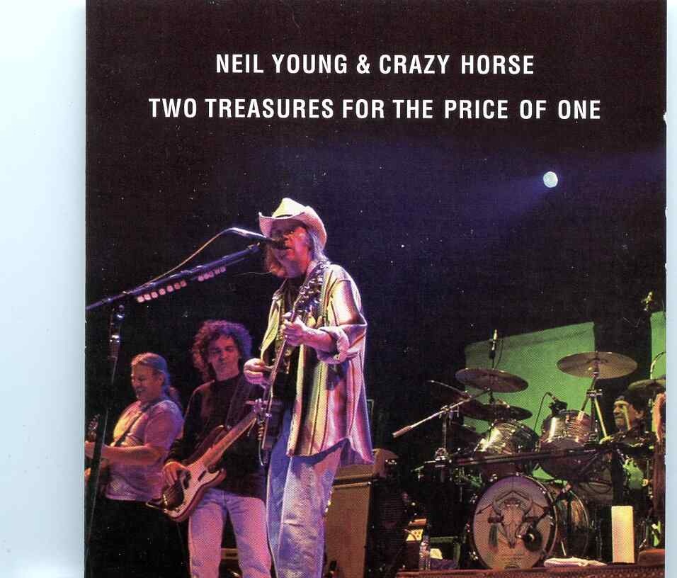 Neil Young – Two Treasures For The Price Of One ( 2 CD SET ) ( Frankfurt, Germany, June 20th, 2001 plus Demos ) front cover Neil Young - Two Treasures For The Price Of One ( 2 CD SET ) ( Frankfurt, Germany, June 20th, 2001 plus Demos ) front cover