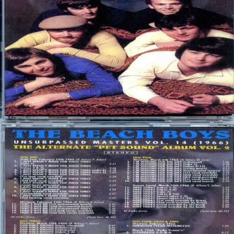 Beach Boys - Unsurpassed Masters vol. 14 / 4 CD SET ) ( The Alternate Pet Sound Album Vol. 2 1966 )