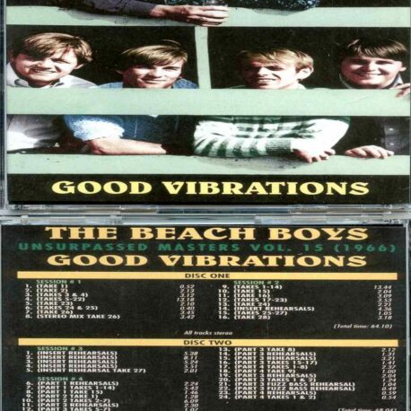 Beach Boys - Unsurpassed Masters vol. 15 ( 3 CD SET) ( Good Vibrations 1966 )
