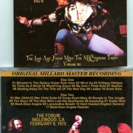 Jethro Tull - War Child at The Forum 1975 ( 2 cd set ) ( The Forum, Inglewood, California, USA, February 9th, 1975 )