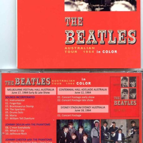 The Beatles - Australian Tour in Color ( DVD ) ( Misterclaudel / Valkyrie )  ( 1 DVD )