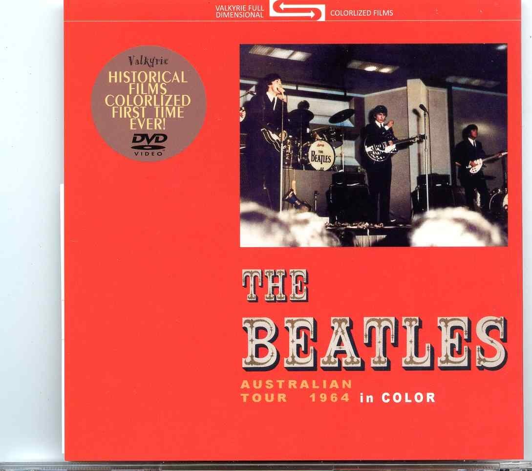 The Beatles – Australian Tour in Color ( DVD ) ( Misterclaudel / Valkyrie ) ( 1 DVD ) front cover The Beatles - Australian Tour in Color ( DVD ) ( Misterclaudel / Valkyrie ) ( 1 DVD ) front cover