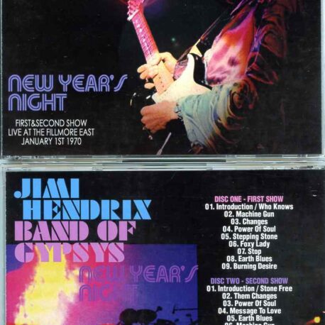 Jimi Hendrix - New Year´s Night ( 3 CD SET ) ( 1st and 2nd show, Fillmore East, New York, January 1st, 1970 )