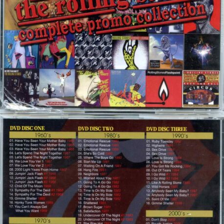 Rolling Stones - Complete Promo Collection ( 3 DVD Set ) ( MAYFLOWER )