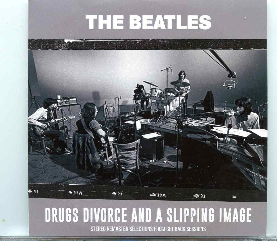The Beatles – Drugs , Divorce & A Sleeping Image ( BEATFILE 2020 ) ( 1 CD ) front cover The Beatles - Drugs , Divorce & A Sleeping Image ( BEATFILE 2020 ) ( 1 CD ) front cover