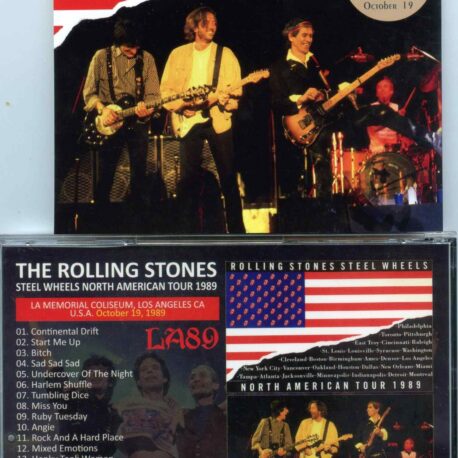 Rolling Stones - L.A. 89 ( 1 DVD ) ( LA Memorial Coliseum, October 19th, 1989 ) ( MAYFLOWER )