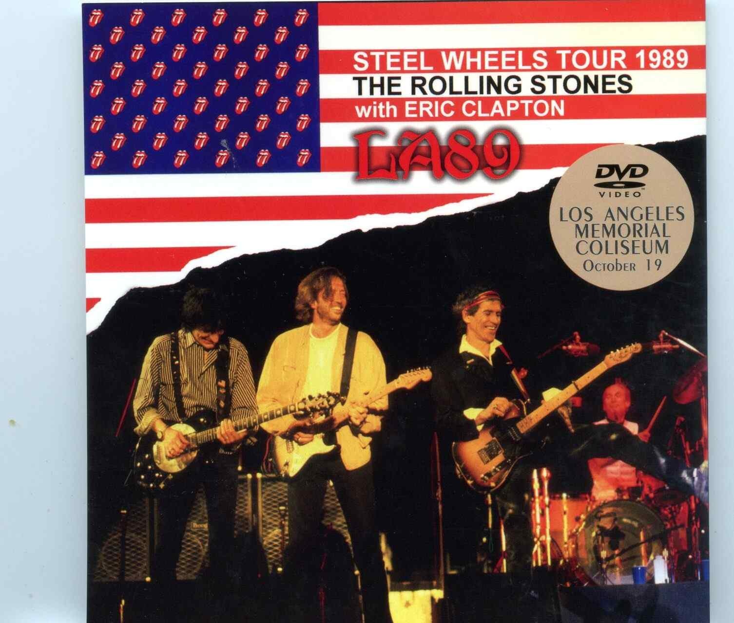 Rolling Stones – L.A. 89 ( 1 DVD ) ( LA Memorial Coliseum, October 19th, 1989 ) ( MAYFLOWER ) front cover Rolling Stones - L.A. 89 ( 1 DVD ) ( LA Memorial Coliseum, October 19th, 1989 ) ( MAYFLOWER ) front cover