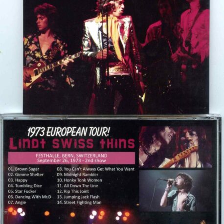 Rolling Stones - Lindt Swiss Thins ( Festhalle, Bern, Switzerland, September 26th, 1973) ( MAYFLOWER )