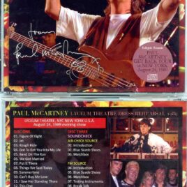 Paul Mccartney - Lyceum Theatre Dress Rehearsals 1989 ( 3 CD SET ) ( Valkyrie ) ( Get Back Tour in New York, August 24th, 1989 )