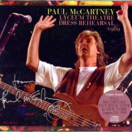 Paul McCartney - Lyceum Theatre Dress Rehearsals 1989 ( 3 CD SET ) ( Valkyrie ) ( Get Back Tour in New York, August 24th, 1989 ) front cover