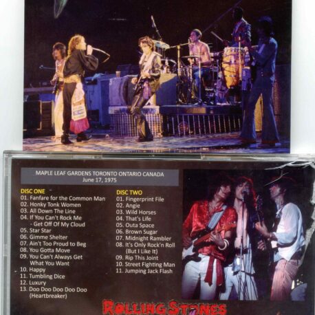 Rolling Stones - Maple Leaf Cookies ( 2 CD SET ) ( Maple Leaf Gardens, Toronto, Canada,June 17th, 1975 ) ( MAYFLOWER )