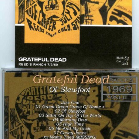 Grateful Dead - Ol Slewfoot ( 2 CD SET ) ( Reed´s Ranch, Colorado Springs, Colorado,July 3rd 1969 )