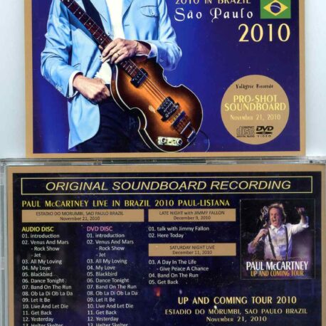 Paul Mccartney – Paul - istana ( 1 CD +  1 DVD ) ( Sao Paulo, Brazil, November 21st, 2010 plus bonustracks ) ( Valkyrie )
