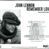John Lennon – Remember Love New Collectors Edition ( BEATFILE 2020 ) ( 1 CD )