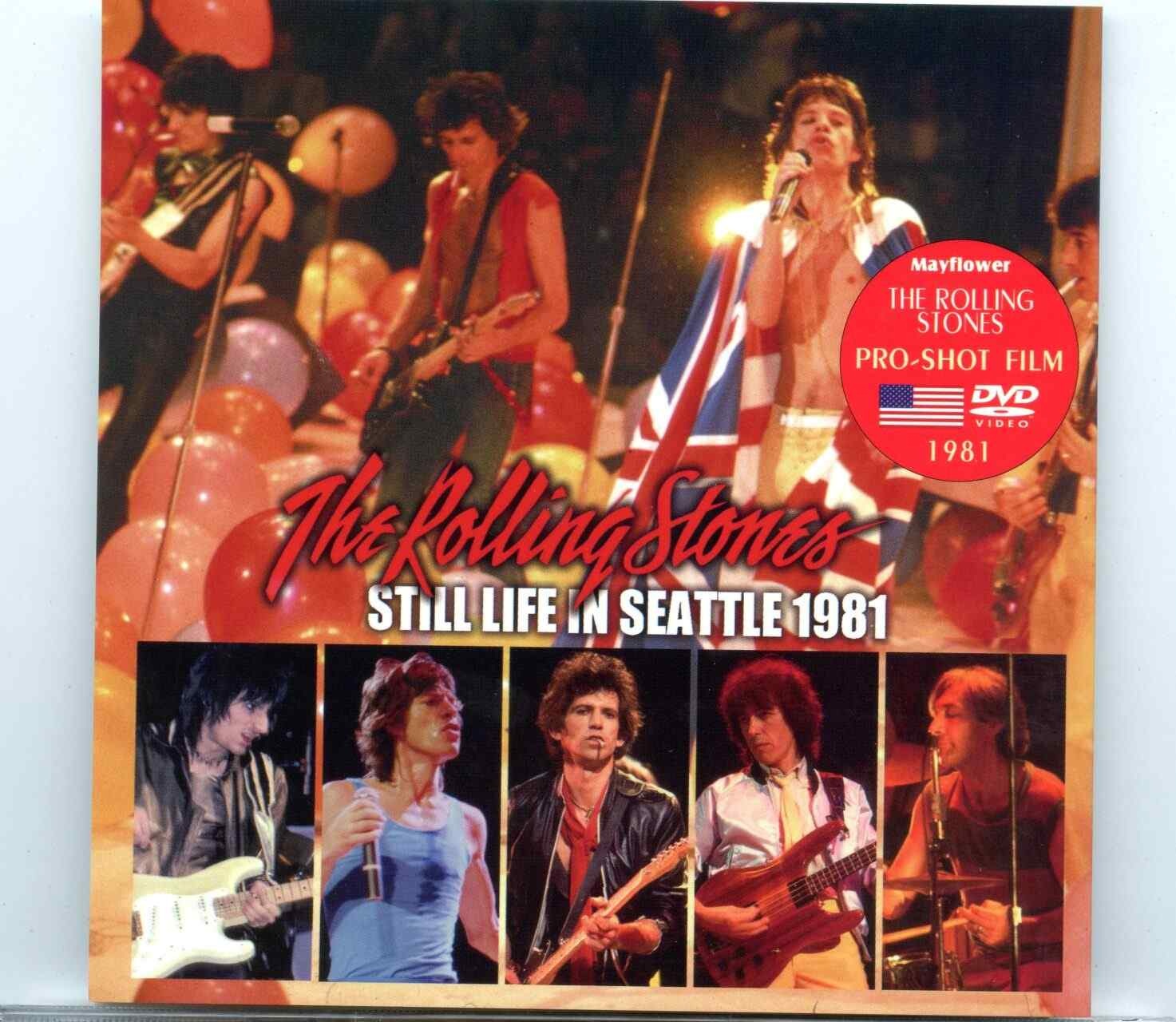 Rolling Stones – Still Life in Seattle ( 1 DVD ) ( King Dome Seattle, WA, USA, November15th, 1981 ) ( MAYFLOWER ) front cover Rolling Stones - Still Life in Seattle ( 1 DVD ) ( King Dome Seattle, WA, USA, November15th, 1981 ) ( MAYFLOWER ) front cover