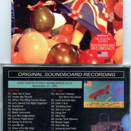 Rolling Stones - Still Life in St. Paul ( 2 CD SET ) ( Civic Center, St. Paul,Minneapolis, USA, Nov 21st, 1981 ) ( MAYFLOWER )