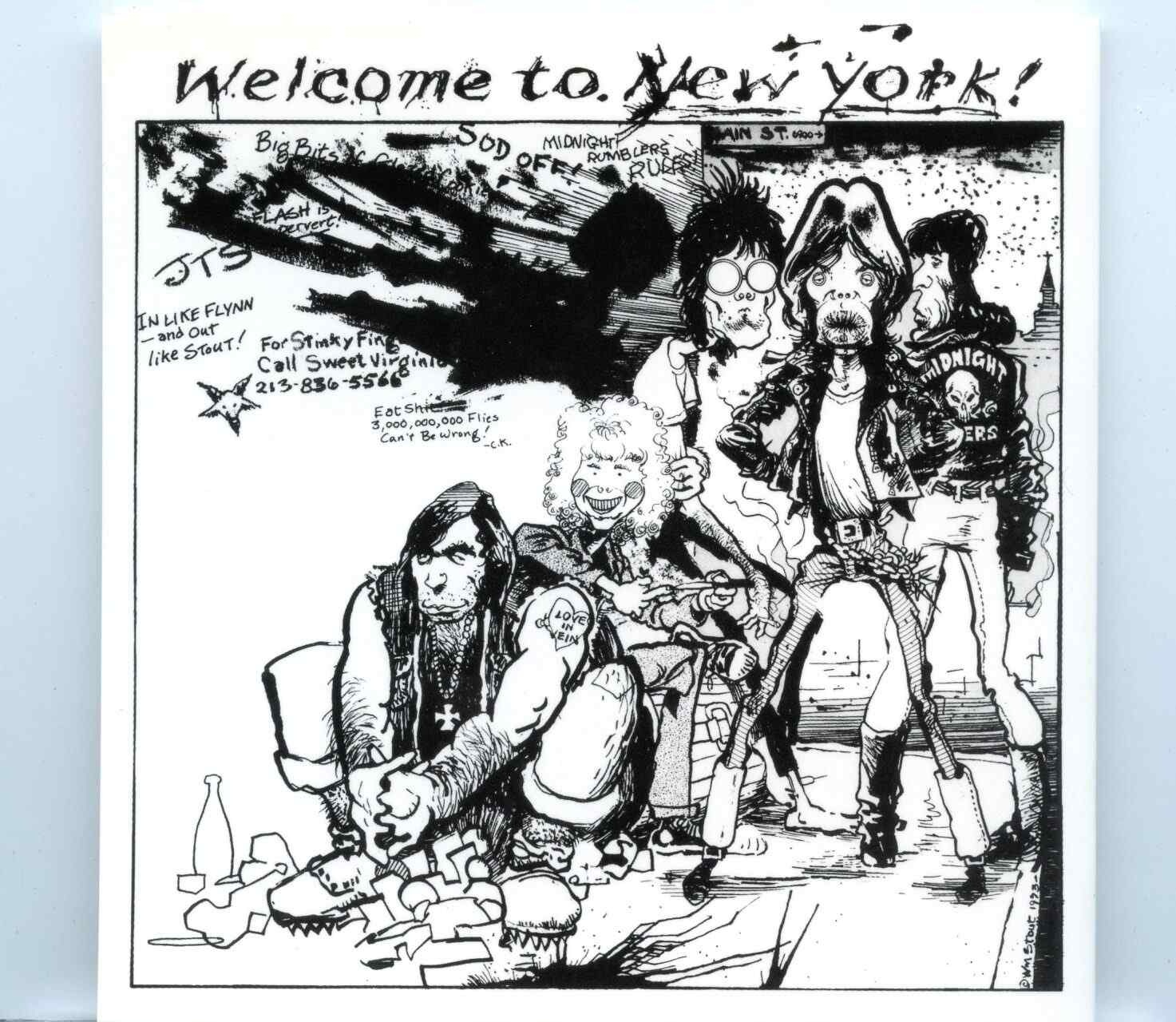 Rolling Stones – Welcome To New York ( MSG, New York City, USA, July 26th, 1972 ) ( MAYFLOWER ) front cover Rolling Stones - Welcome To New York ( MSG, New York City, USA, July 26th, 1972 ) ( MAYFLOWER ) front cover