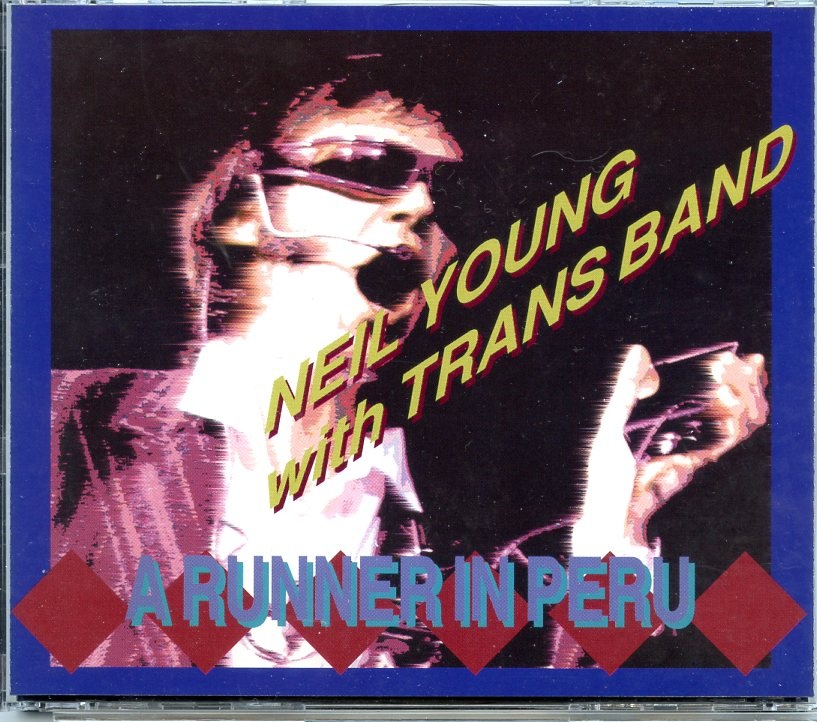 Neil Young – A Runner in Peru ( 2 CD SET ) ( Sherwood Hall, Salinas, California, August 12th, 1982 ) front cover Neil Young - A Runner in Peru ( 2 CD SET ) ( Sherwood Hall, Salinas, California, August 12th, 1982 ) front cover
