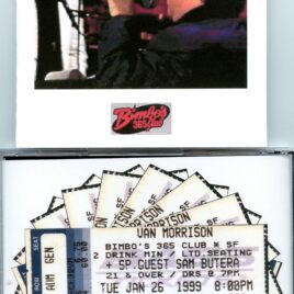 Van Morrison – Bimbo´s San Francisco, CA ( Tuesday, January 26th, 1999 )